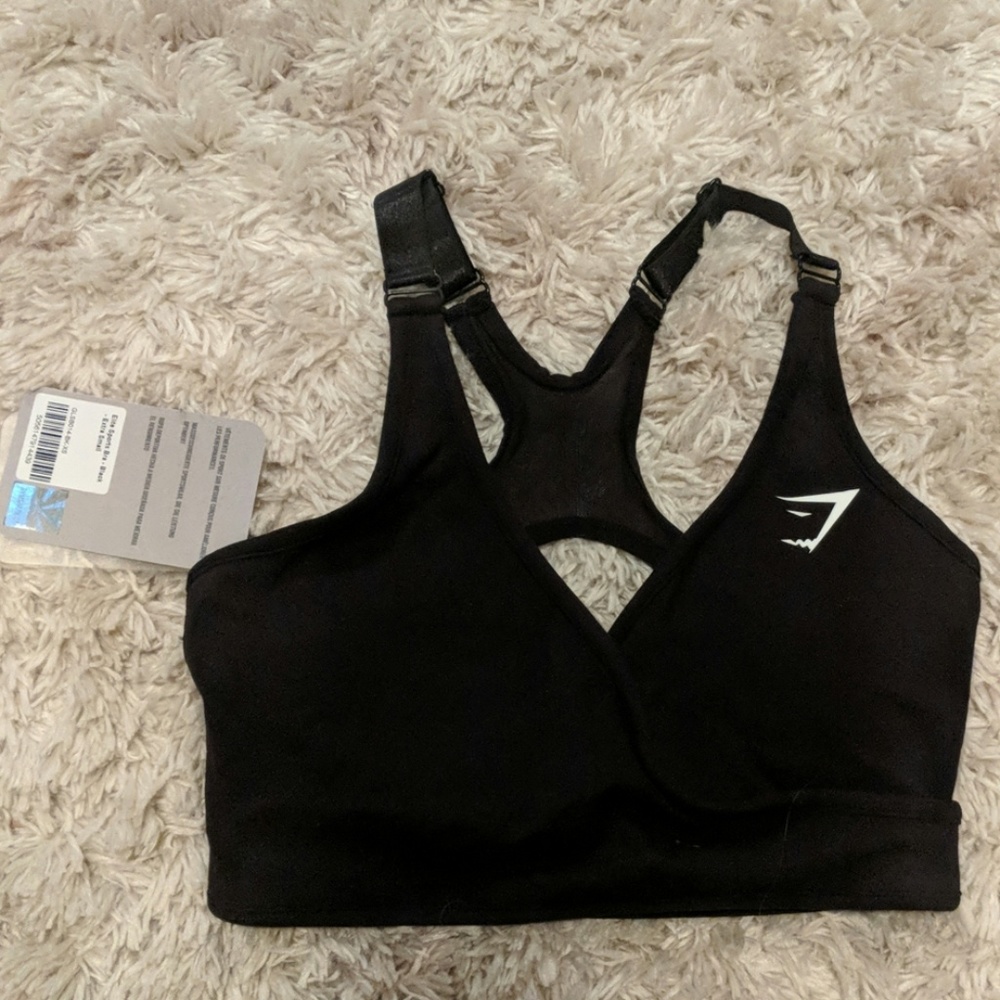 Gymshark 🖤 Elite Sports Bra NWT Black